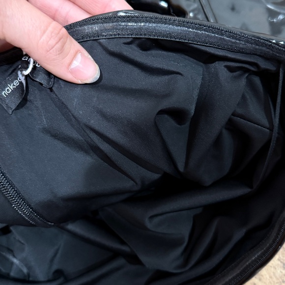 ‼️SOLD‼️NWT Naked Wardrobe Vinyl Mini Tube Dress Medium M Black Date Sexy - Picture 11 of 13